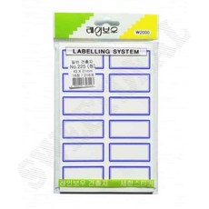 새한 견출지 일반 NO.225(청) 18장 216개 43x21mm, 상세페이지 참조