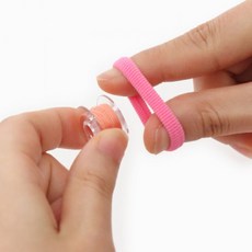 패션스타트 컬러 링 보빈 클램프 핑크 20개입, 1개