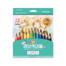 문화)점보 색연필(M604034), 1개, 12색