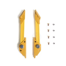 신형 아웃트리거 노랑 (비조절형 숏형) HSN-OT12 사다리 전도방지대 (2개입) 안전지지대 보강대, 2개