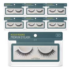chatte nique 一鍵式3秒3D假睫毛套組, 7個, j3.5-9mm