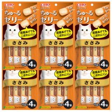 이나바 챠오스틱 츄르젤리 고양이 간식 닭가슴살 (TSC-123)x6개, 단일구성