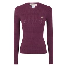 트윈셋 골지 니트 스웨터