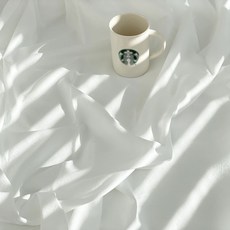 대폭 60수 워싱 면 모달 이불 원단 모달 무지 백아이보리, 1개