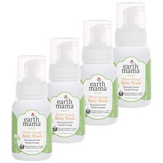 얼스마마 내추럴 베이비 워시 무향, 160ml, 4개