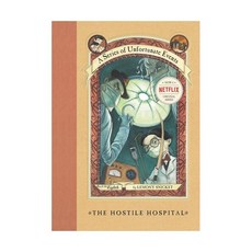 영문 영어 유아 도서 A Series of Unfortunate Events #08: The Hostile Hospital with deckle edge Hardcover 미국, 영문 영어 유아 도서 A Series of Unfort