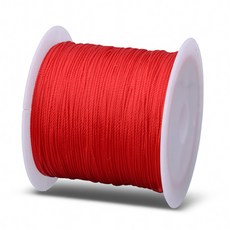 앙플러스 단단한 나일론 매듭실 팔찌 매듭끈, 레드, 1개