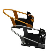 오토바이트레일러 적재함 리프팅 브라켓 전륜 정비 주차 짐칸 운송용 고정 견인기 짐수레, A. C12 홀 블랙 트레일러