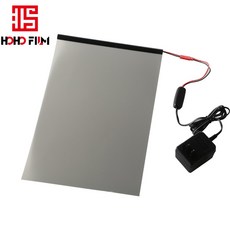 HOHOFILM-스마트 필름 샘플 전원 차단 윈도우 필름 21cm x 30cm PDLC 스마트 전환 가능 juse 빌딩 호텔 사무실용, 21cmx30cm