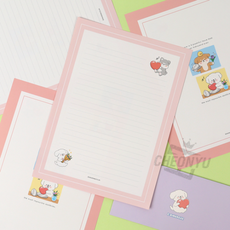 이리눕개 편지지 (랜) 너에게 전하는, 상세페이지 참조, 상세페이지 참조