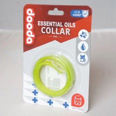강아지 고양이 천연 에센셜 오일 모기 진드기 퇴치 목걸이, 고양이(목둘레~33cm), 라임 그린