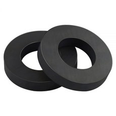 페라이트 링 자석 - OD2.35 x ID1.25 x 10mm 산업 과학 공예 및 취미용 12등급 헤비 듀티 세라믹 자석 - 2PCS