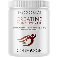 Codeage Liposomal肌酸一水合物 無味, 1個, 455g
