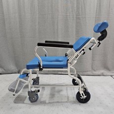 노인 환자용 휠체어 목욕의자 바퀴 와상환자 샤워의자 등받이 리클라인 이동목욕차 환자머리감는기구 누워서머리감기 샤워용휠체어 노인 장기요양 복지용구 실버용품 요양등급 어르신용품, PT-300, 노인장기요양등급 할인구매(본인부담금 15%)