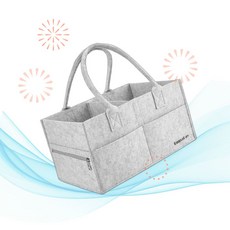 Runsabay 룬사베이 기저귀 정리함 바구니 휴대용 정리함 신생아 필수품 수납 교환대 차량 샤워 바구니 크리스마스 선물 M1