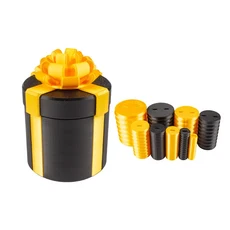 아주 귀여운 나사형 선물 상자 돈 카드 보관함 크리스마스, 02 Black, 01 10x10x12cm