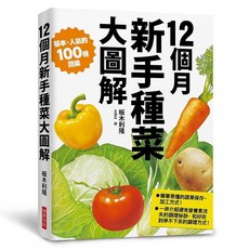 瑞昇文化出版 12個月新手種菜大圖解 2020年2月出版 9789864013982