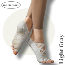 모꾸모꾸 여자 필라테스 양말 토삭스 논슬립 요가 미끄럼방지 발가락 오픈 사계절 여성용