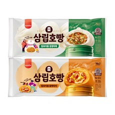 [보아스몰] 삼립 야채호빵 1봉 + 피자호빵 1봉, 380g, 2개