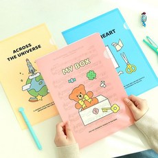 고매한 인디고어린이 초등 L홀더 학용품세트, 옐로우