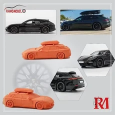 Rhino 모델 RM 다이캐스트 자동차 1:64 W201 190E, 01 Black, 1개