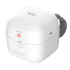 【旅光選物】59秒紫外線消毒盒 S6 UVC LED 59S 奶嘴消毒盒 假牙 隱適美消毒 露營 旅行 便攜消毒 除味, 素雅白, S6英文版
