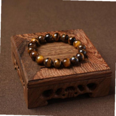 패션염주 TBZ 타이거 아이스톤 브레이슬릿 불교 팔찌 10mm