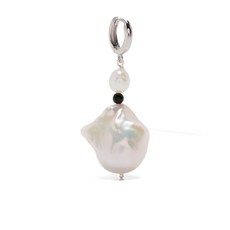 고하르월드 호스트 스털링 실버 펄 앤 오닉스 이어링