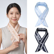 [볼빅] 파스텔 아이스 쿨스카프 냉감스카프 넥쿨러 얼음목걸이, 핑크, 1개