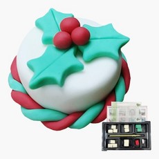 버블솝플레이 크리스마스 케익만들기 1인키트