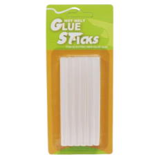 細短熱熔膠條 小熱熔膠槍用環保膠棒 一小卡12支入 適用於10W-15W小膠槍7mm x 100mm, 1個