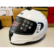 SBK GP2 全罩安全帽, 白