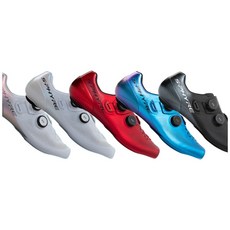 Shimano RC903 碳纖維一級公路競賽車鞋 (寬楦/2025款), 紅色, 272mm