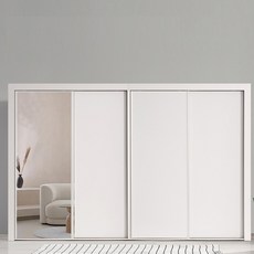 국내제작 직접배송 키높이 클래시 3240mm 슬라이딩옷장 이불장 양복장, 06)은경1개 무광3개