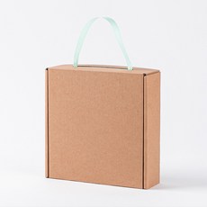G2 정사각 끈손잡이상자 20X20X6 크라프트박스 디저트