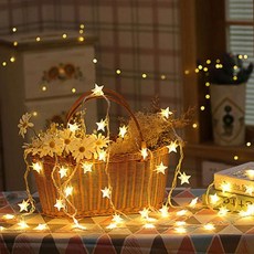 인테리어조명 별전구 줄조명 와이어조명 3M USB전구 무드등