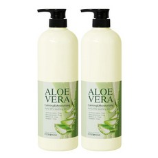 1+1 알로에베라 수딩젤 1000ml /펌프형 대용량 병풀추출물함유 진정 수딩겔, 상세설명 참조, 1개
