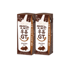 남양 맛있는우유gt 180ml 초코우유 12팩, 12개