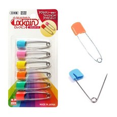 일본 컬러 안전 옷핀 6P 고정핀 이불핀you73VRB