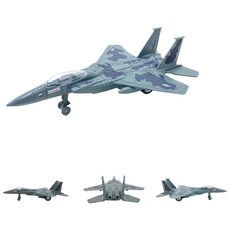F15鷹式合金迴力戰鬥機模型 (展示盒裝), 1個