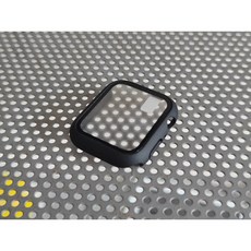 Apple Watch 一體式保護殼 鋼化玻璃螢幕保護貼, 黑色,(其他型號留言), 1個