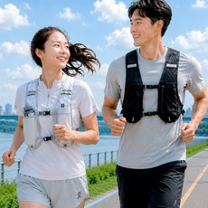 빠삐용 트레일베스트 러닝조끼 러닝백 달리기 2color 마라톤조끼 초경량(빠른출고), 1개, 베이직 블랙