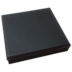 HR012 欄杆塞 鋁擠型管帽 80mm*80mm 搭配6110方管 塑膠封口 防塵蓋, 黑色, 1個