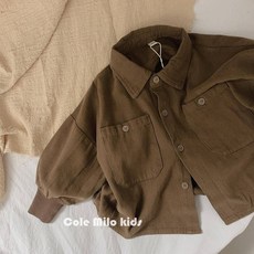 可愛兔童裝復古風兒童雪花絨磨毛襯衫秋冬新款男童女童長袖襯衣純棉寶寶上衣