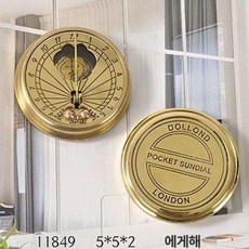 황동 나침반 엔틱 빈티지 오브제 클래식 캠핑 등산, 1개, 10 나침반 11849-5x5x2cm