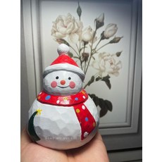 椴木 聖誕雪人 玩偶, 如圖所示, 1個