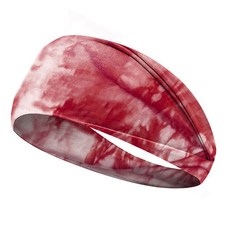 다이빙헤어밴드 여성 스노클링 수중 머리띠 서핑 스쿠버, 37.와인 레드 넥타이 염료