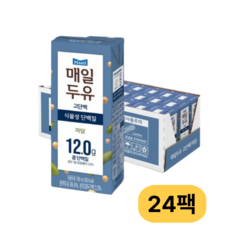 매일두유 고단백 무설탕 190ML, 24개