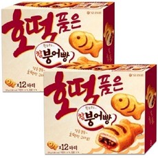 오리온 호떡품은 참붕어빵 31g 12개입 2개, 2개