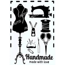 A40-0184 蝶古巴特DIY 簍空模板 塗鴉模版 繪畫模版, 1個